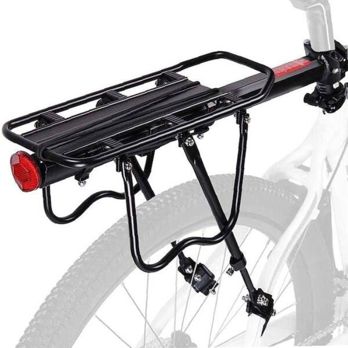 Bagażnik rowerowy tylny aluminiowy na sztycę, ROXAR regulowany
