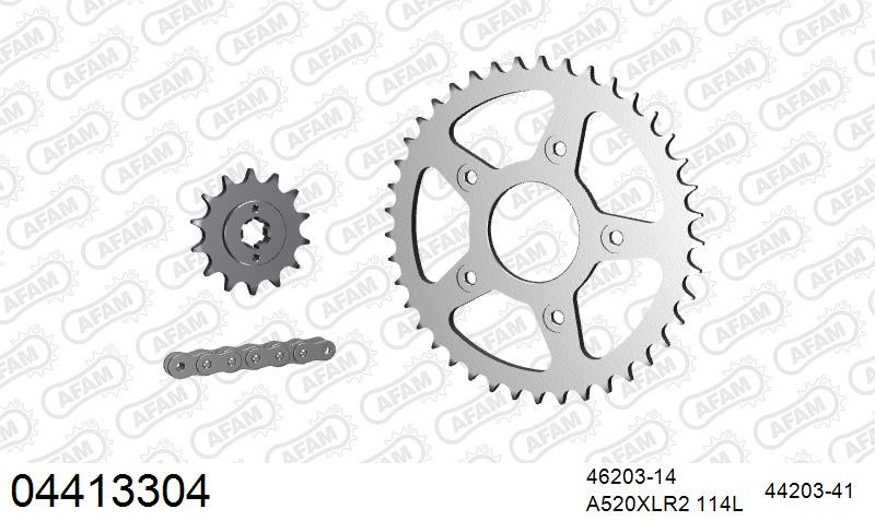 Zestaw napędowy AFAM do CAGIVA 125 Mito Evo