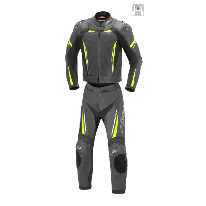 Kombinezon motocyklowy męski BUSE Imola czarno-żółty 102508