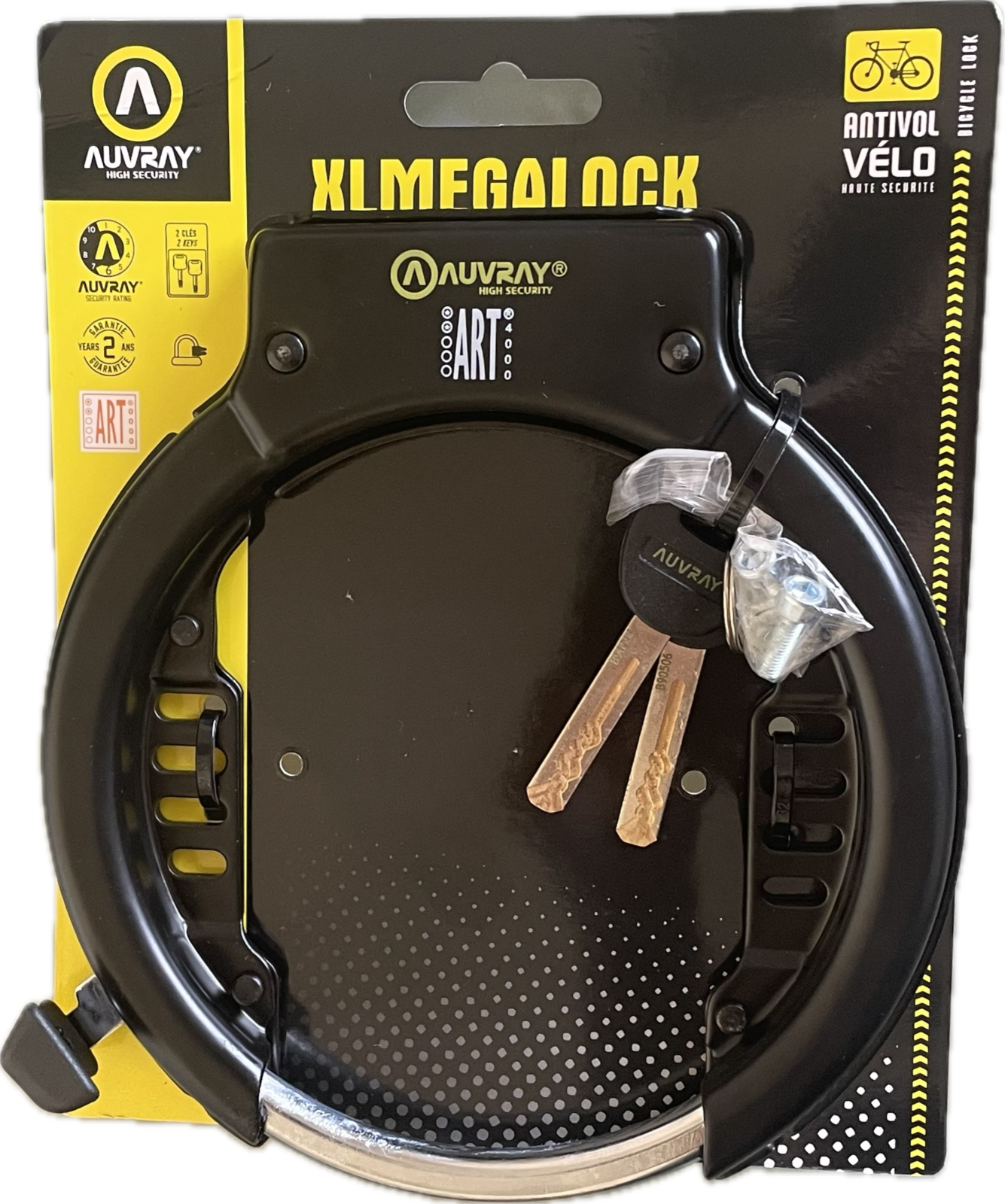AUVRAY blokada tylnego koła roweru XL MEGA LOCK (klasa ART)