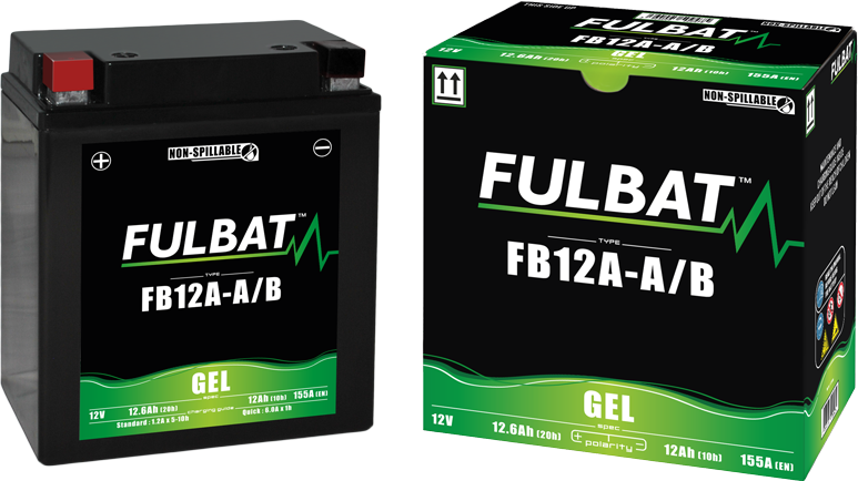 Akumulator FULBAT FUL GEL - FB12A-A / FB12A-B / YB12A-A / YB12A-B (Żelowy, bezobsługowy)