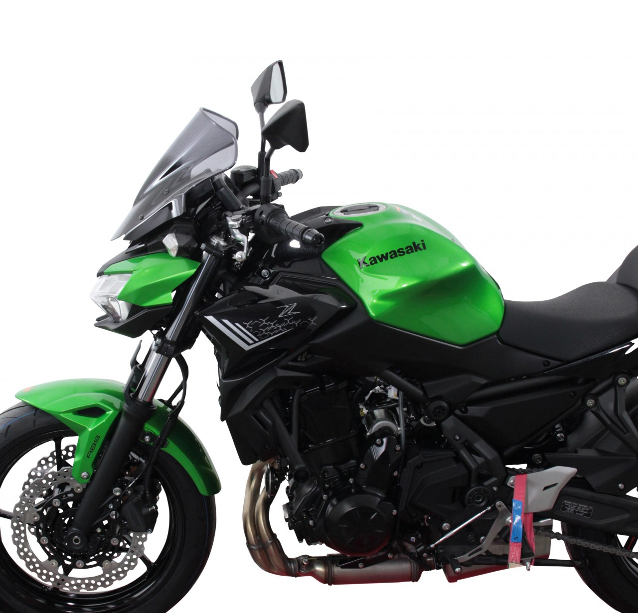 Szyba motocyklowa MRA KAWASAKI Z 650 2020-, forma NRN, przyciemniana