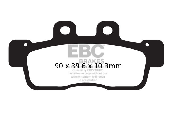 EBC Brakes Klocki hamulcowe EBC SFA632 skuterowe (kpl. na 1 tarcze)