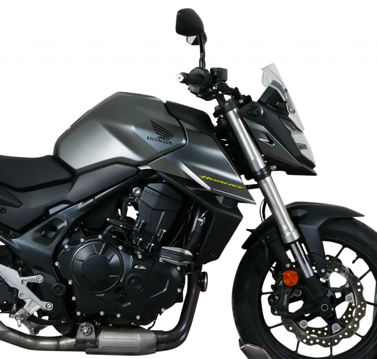 Szyba motocyklowa MRA HONDA CB 750 HORNET 2023-2024, forma NSPM, czarna