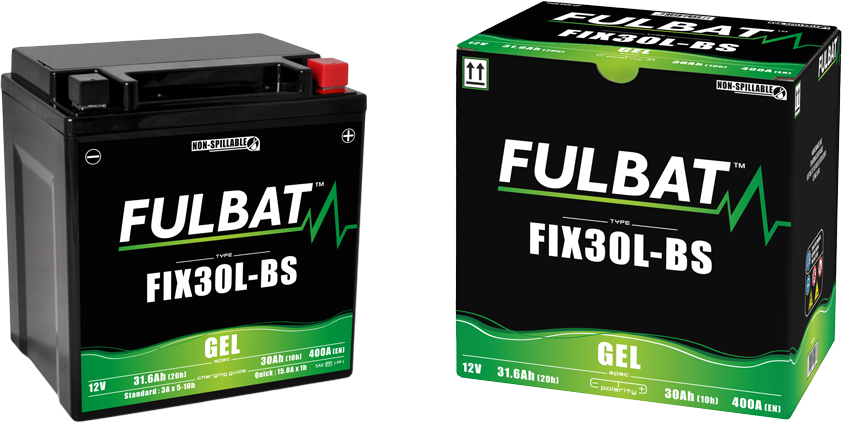 Akumulator FULBAT FUL GEL - FIX30L-BS / YIX30L-BS (Żelowy, bezobsługowy)