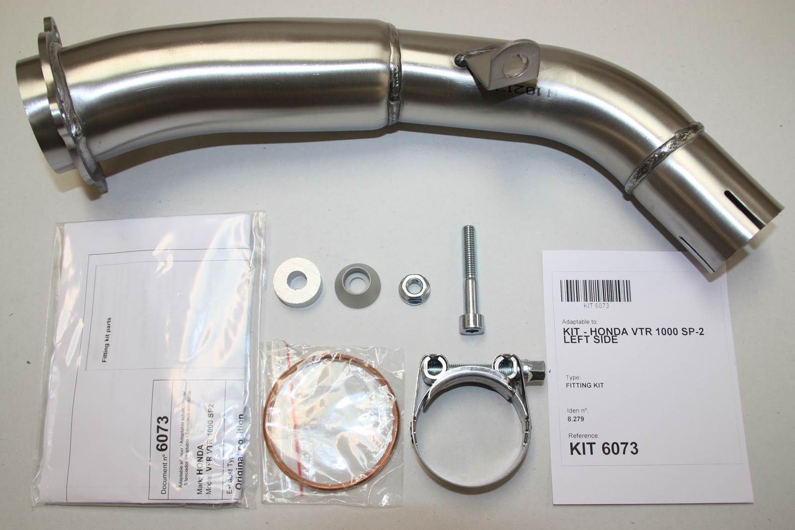 Tłumik lewy IXIL HONDA VTR 1000 SP2 (SC45) typ SOVE (waga: 3000g, długość: 423 mm.) SLI