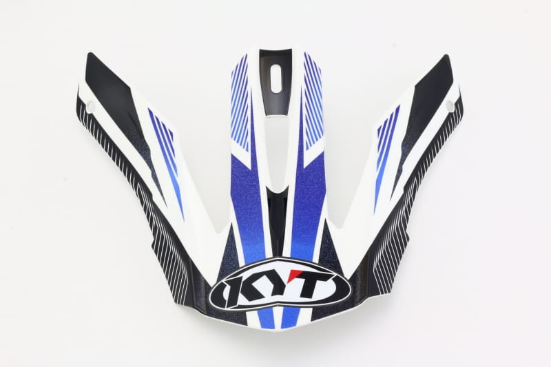 Daszek kasku STRIKE EAGLE STRIPE WHITE/BLUE