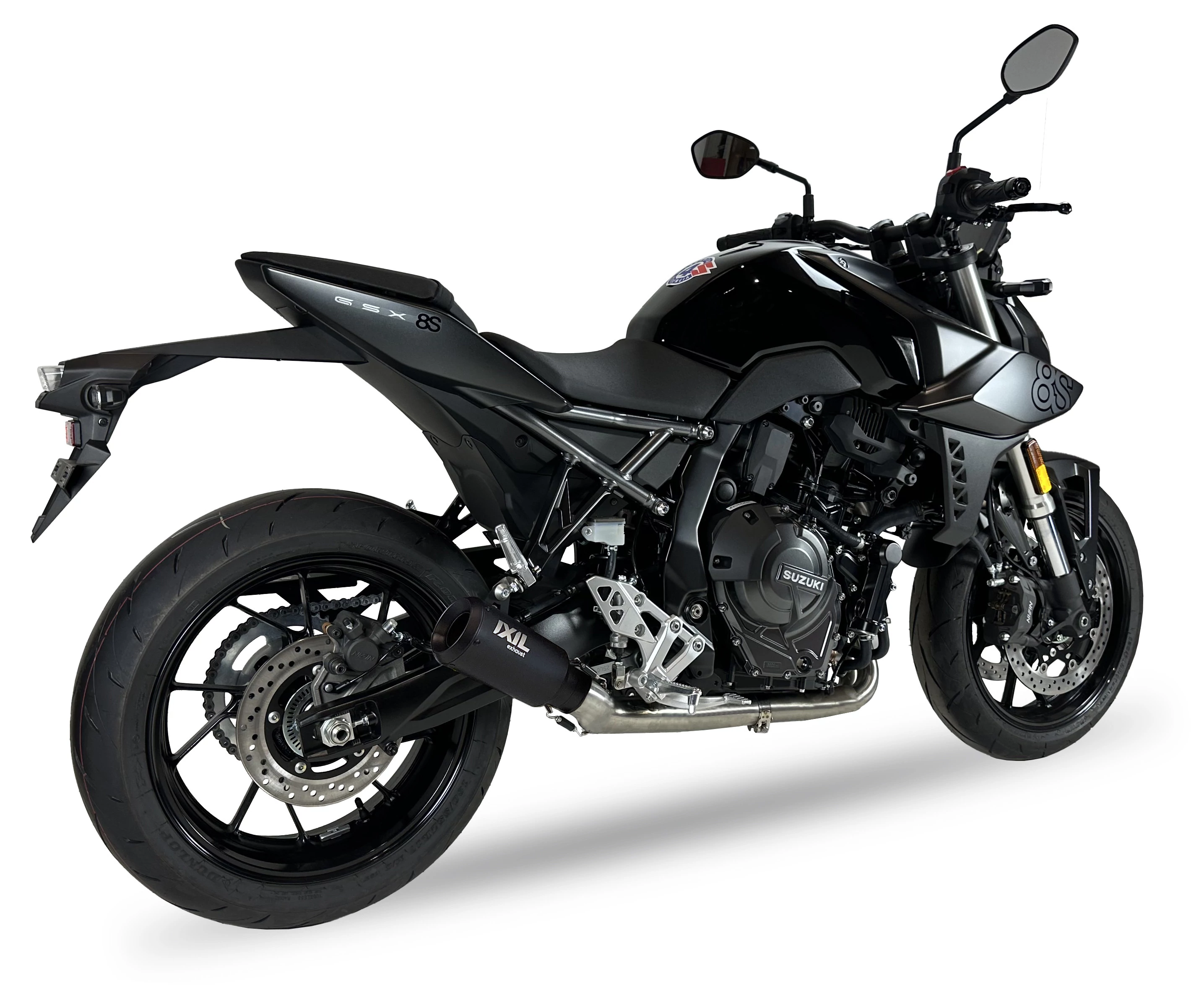IXIL Układ wydechowy, tłumik SUZUKI GSX-8TT 25-26 (WEM2 WEM3) typ RB FULL SYSTEM - RACE XTREM BLACK