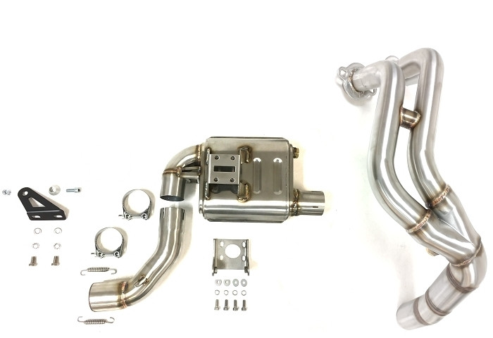 Tłumik IXRACE YAMAHA XSR 700 21-23 (RM36 RM37) FULL SYSTEM WITH CAT. typ MK2B MK2 SERIES BLACK (Homologacja)