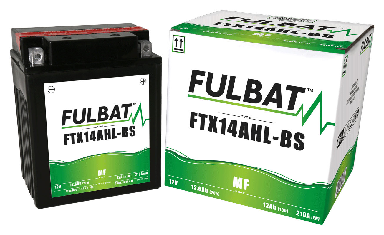 Akumulator FULBAT FUL MF - FTX14AHL-BS / YTX14AHL-BS (suchy, bezobsługowy, kwas w zestawie)