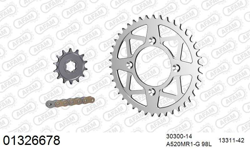 Zestaw napędowy AFAM do YAMAHA TY 250 R, TY 250 S