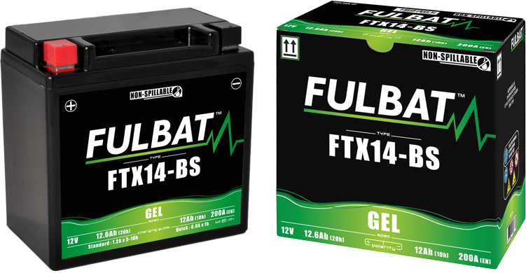 Akumulator FULBAT FUL GEL - FTX14-BS / YTX14-BS (Żelowy, bezobsługowy)