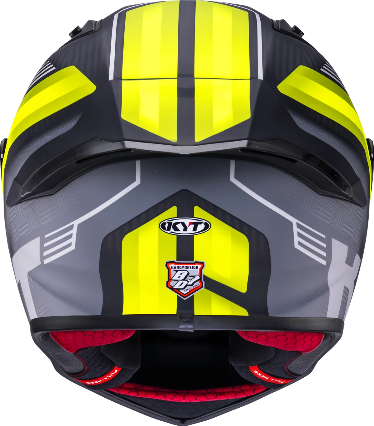 Kask motocyklowy KYT R1R CARBON ACCELERATOR ŻÓŁTY E06