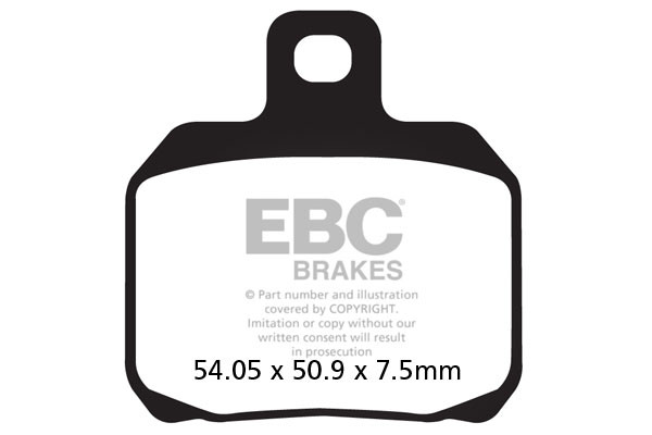EBC Brakes Klocki hamulcowe EBC FA266R (kpl. na 1 tarcze)