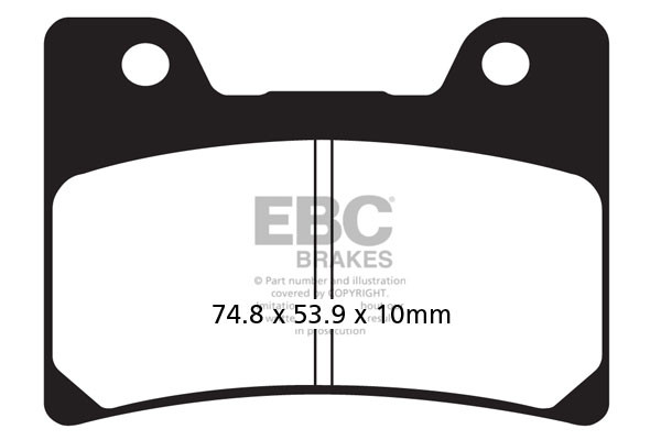 EBC Brakes Klocki hamulcowe EBC FA160HH wzmacniane (kpl. na 1 tarcze)