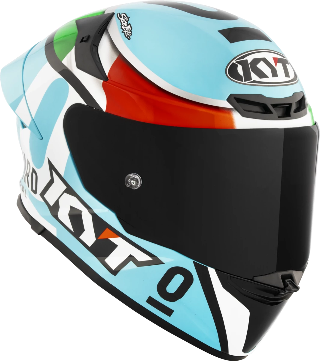 Kask motocyklowy KYT TT-REVO LEOPARD REPLICA TRICOLORE