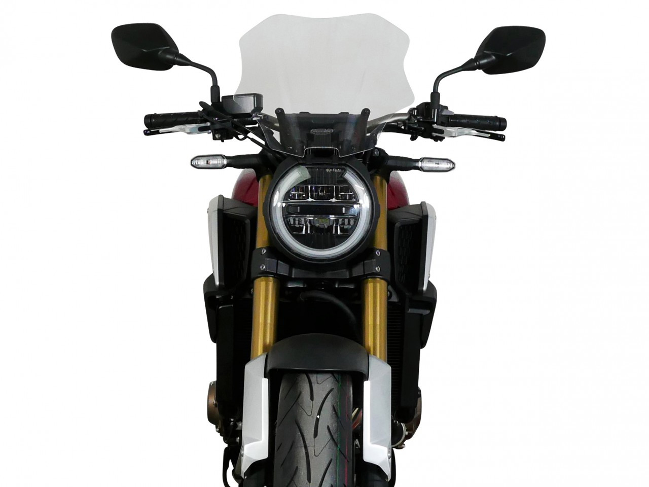 Szyba motocyklowa MRA HONDA CB 650 R 2019-2023, forma NTN, bezbarwna