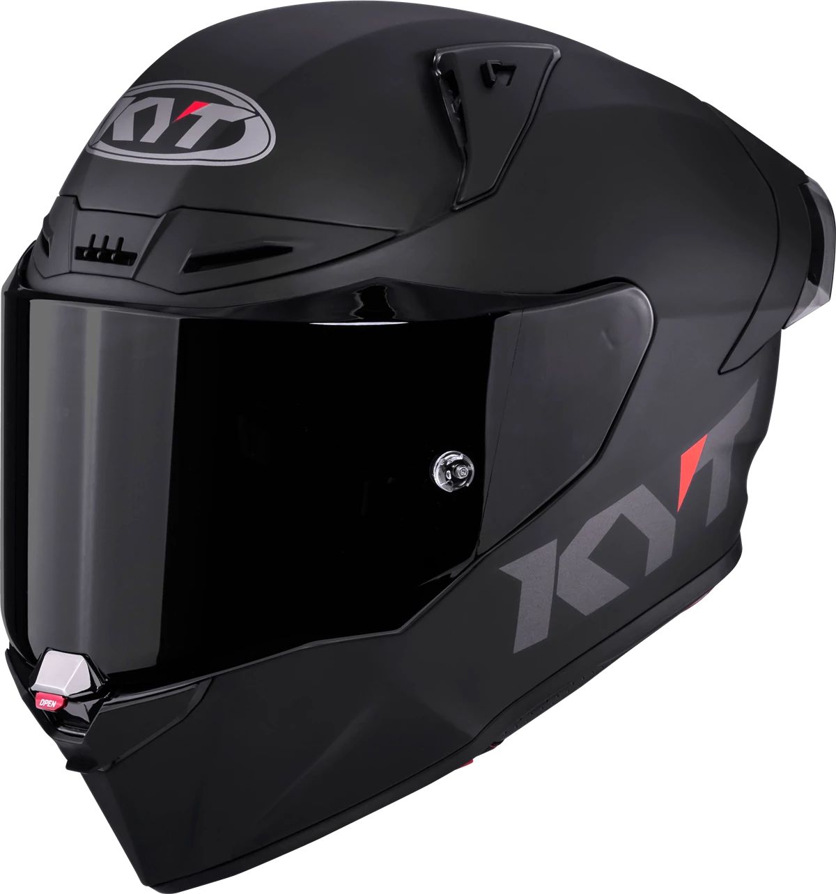 Kask motocyklowy KYT R1R CZARNY MATT E06