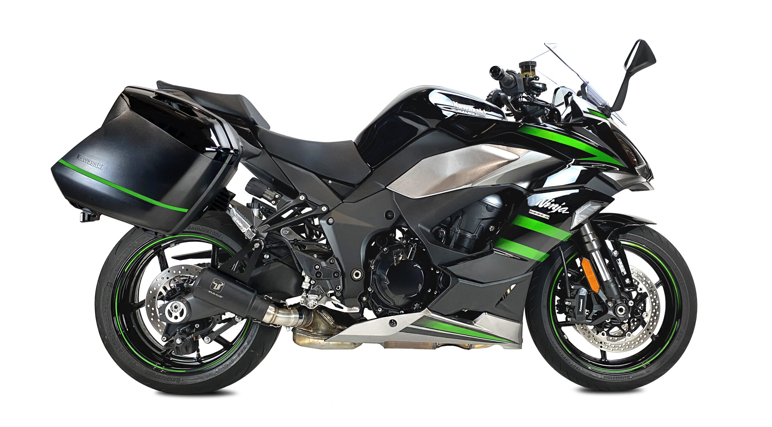 Tłumik IXRACE KAWASAKI NINJA 1000 SX 20-22 (ZXT02K) typ MK2B MK2 SERIES BLACK (Homologacja)