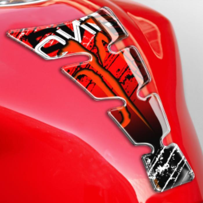 ONEDESIGN tankpad Spirit czerwone scratches