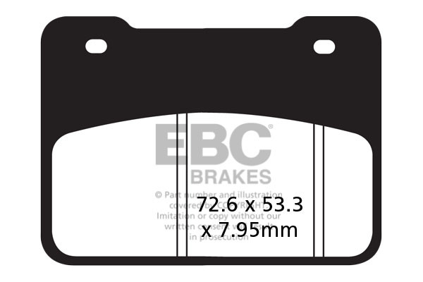 EBC Brakes Klocki hamulcowe EBC SFA627HH skuterowe (kpl. na 1 tarcze)