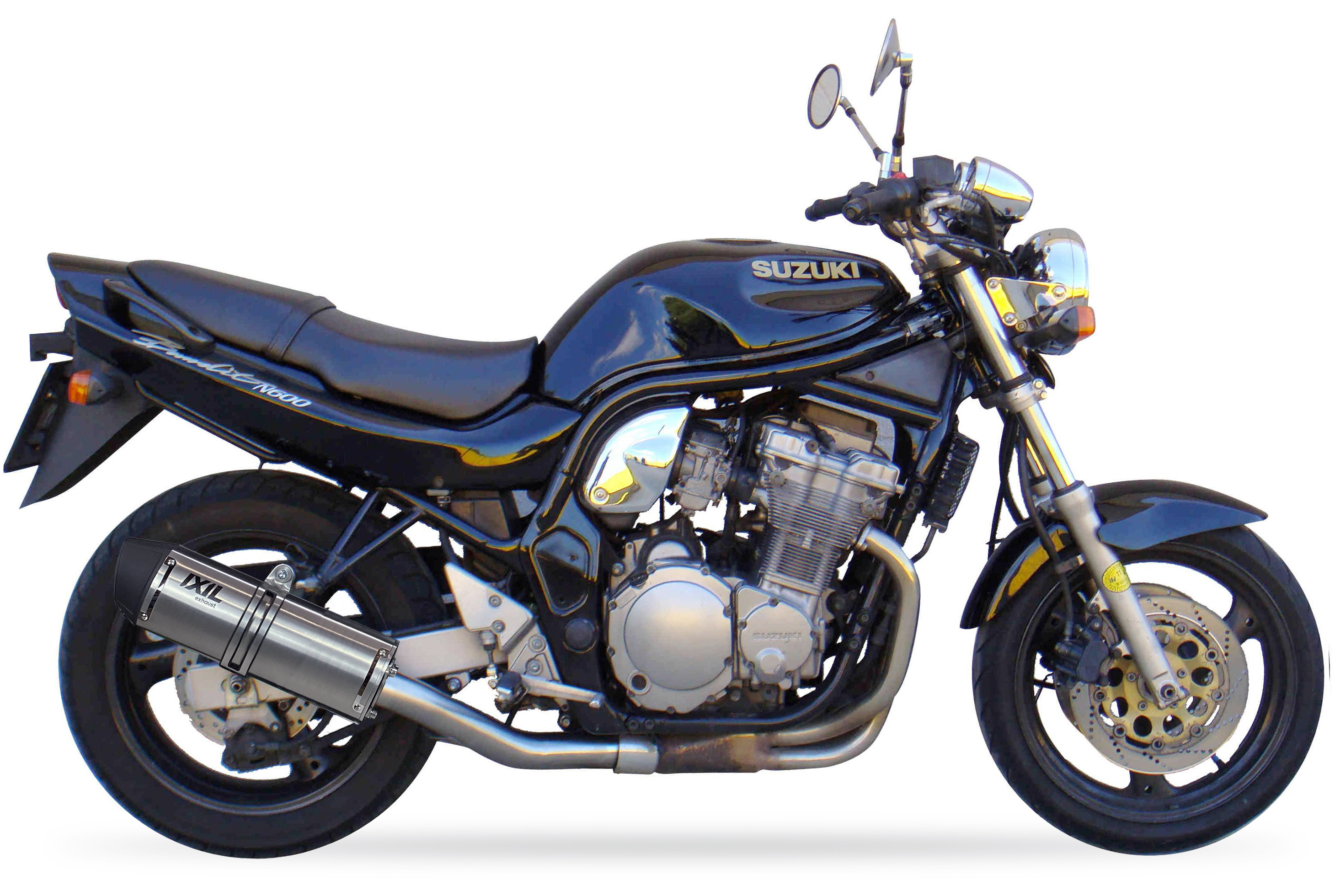 Tłumik IXIL SUZUKI GSF 600 N BANDIT 94-00 (GN77A) typ SOVE (waga: 3000g, długość: 423 mm., materiał: Inox AISI304, kolor: Black