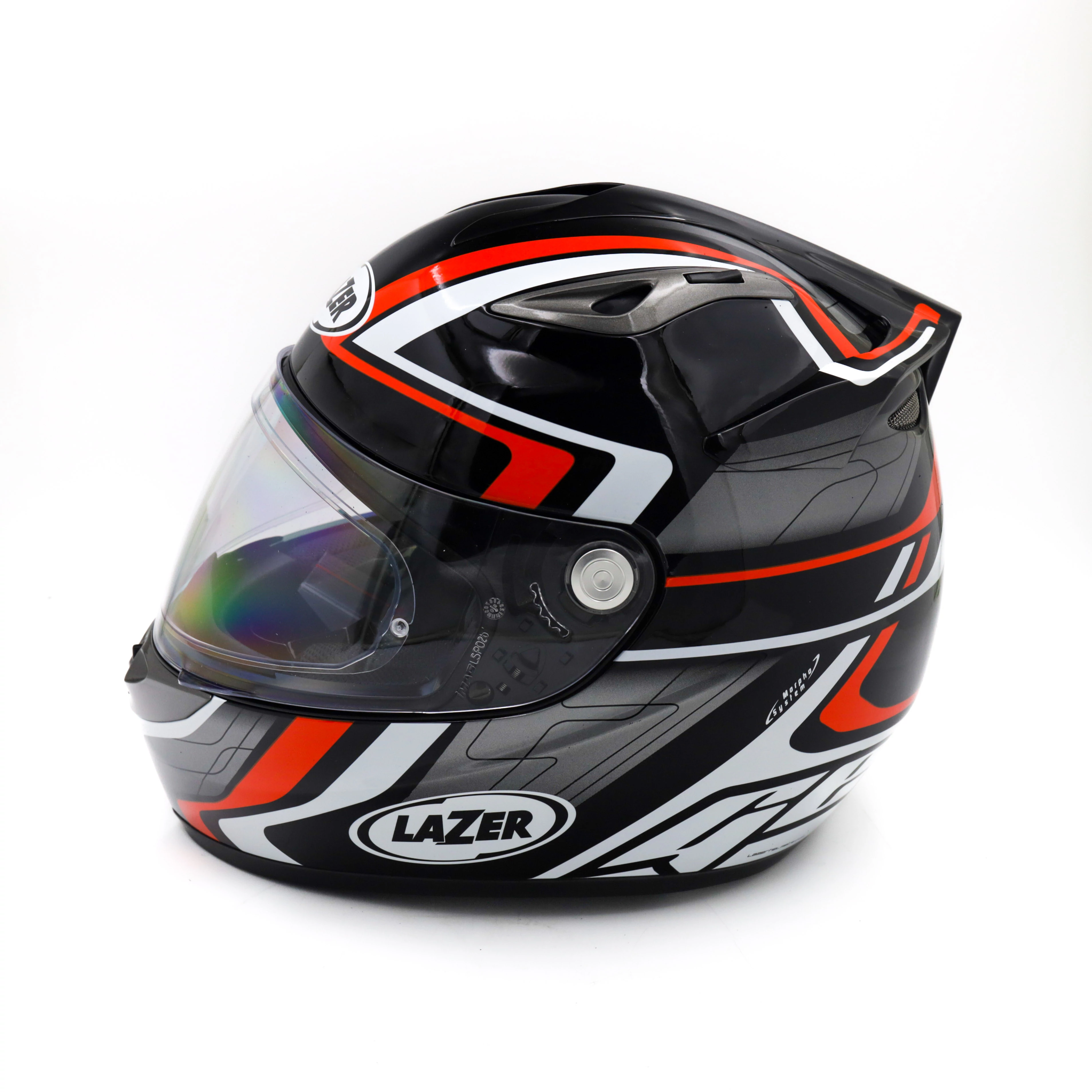 Kask motocyklowy LAZER OSPREY Genius czarny/czerwony