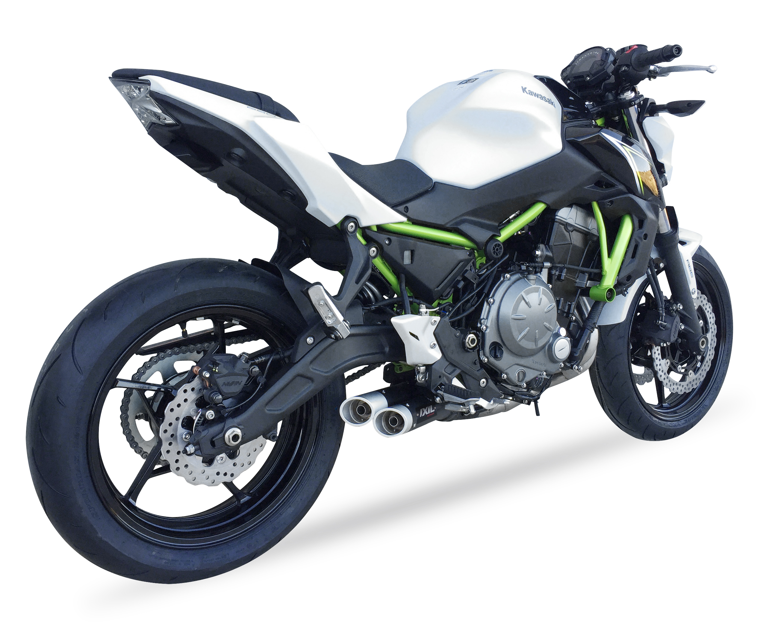 Tłumik IXIL KAWASAKI Z 650 - NINJA 650 17-19 (ER650H,ER650HA2,EX650K,EX650KA2) typ L3XB (waga: 3000g, długość: 370 mm., materiał