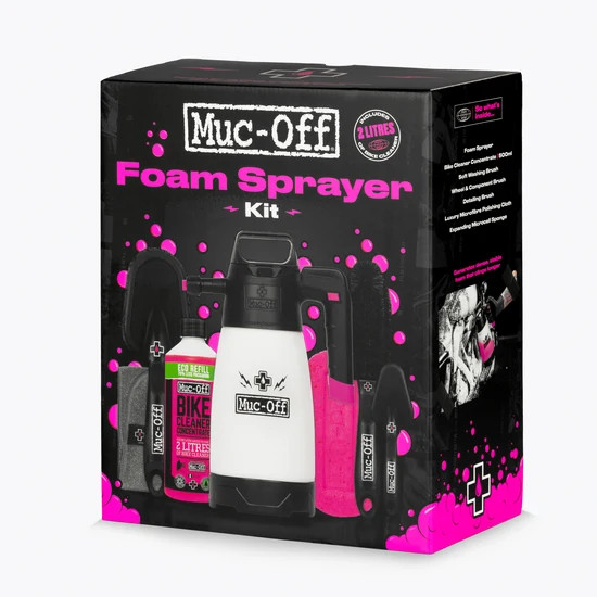 Kompletny zestaw do mycia motocykla, roweru, samochodu "FOAM SPRAYER KIT" 7w1 MUC-OFF
