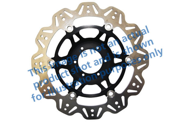 Tarcza hamulcowa motocyklowa EBC VR1134BLK VEE, czarna