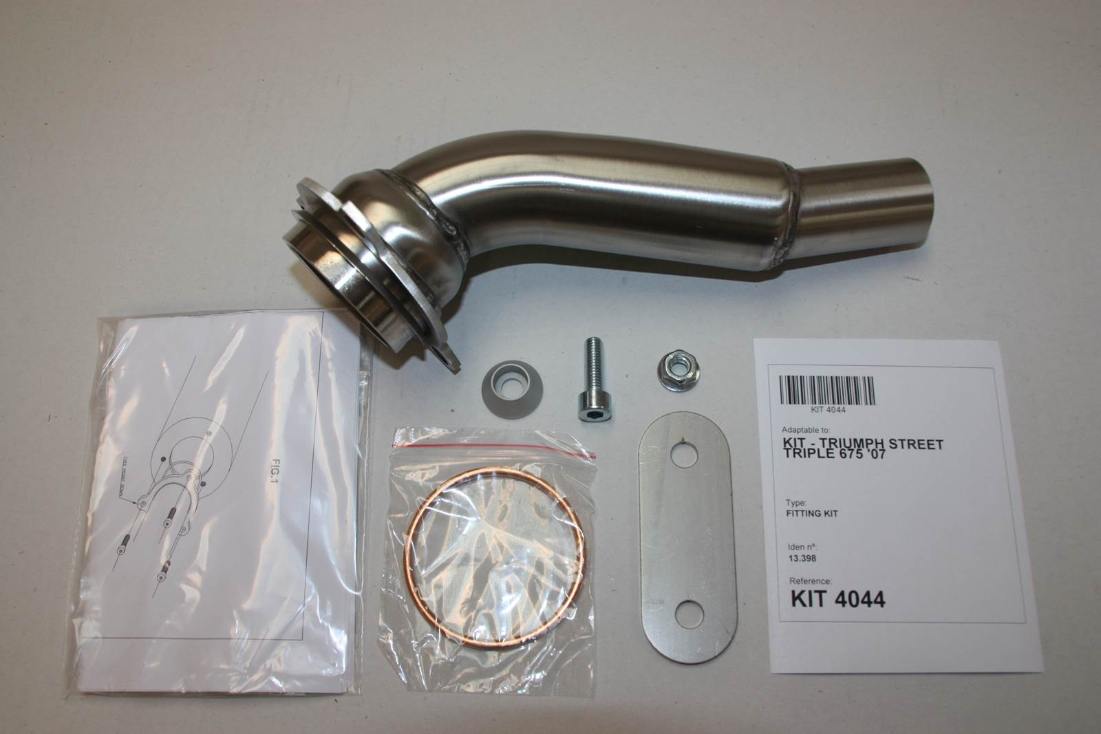 Tłumik prawy IXIL TRIUMPH STREET TRIPLE 675 07-11 (D67LD) typ SOVE (waga: 3000g, długość: 423 mm.)