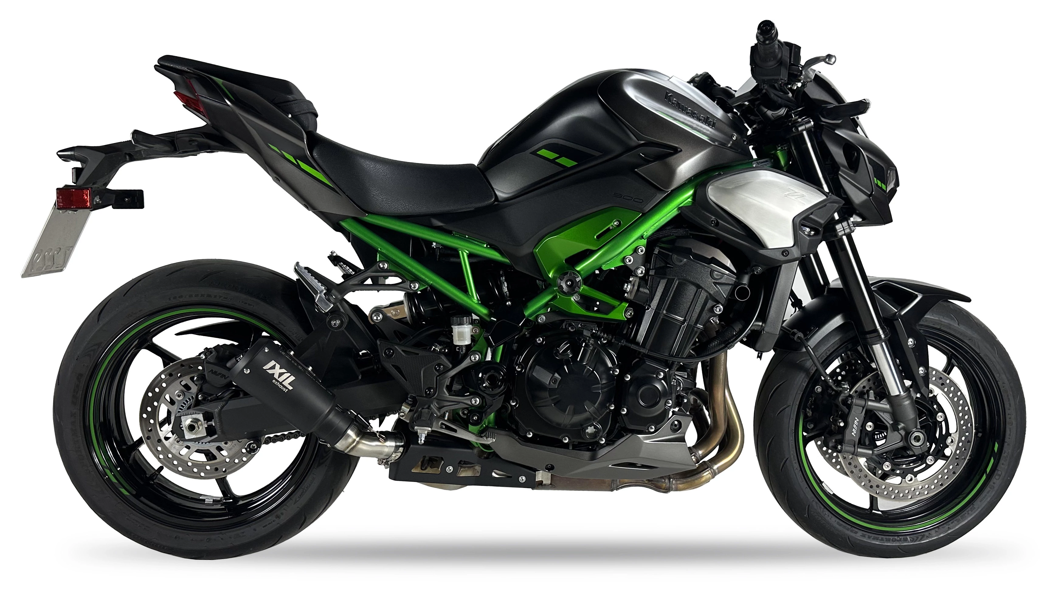 IXIL Tłumik KAWASAKI Z 900 A2 2025 (ZR900V ZR900VA2) typ RB SLIP ON - RACE XTREM BLACK (Homologacja)
