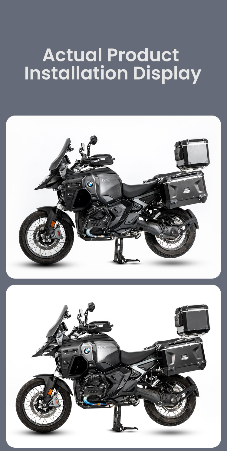 LOBOO Panele boczne carbonowe do BMW R1300GS ADVENTURE (2024-) matowe
