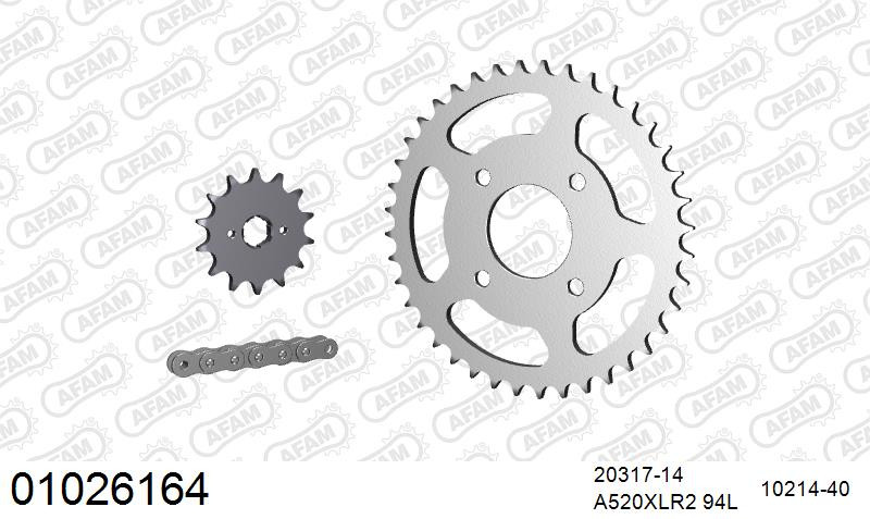 Zestaw napędowy AFAM do HONDA CM 250 C,D