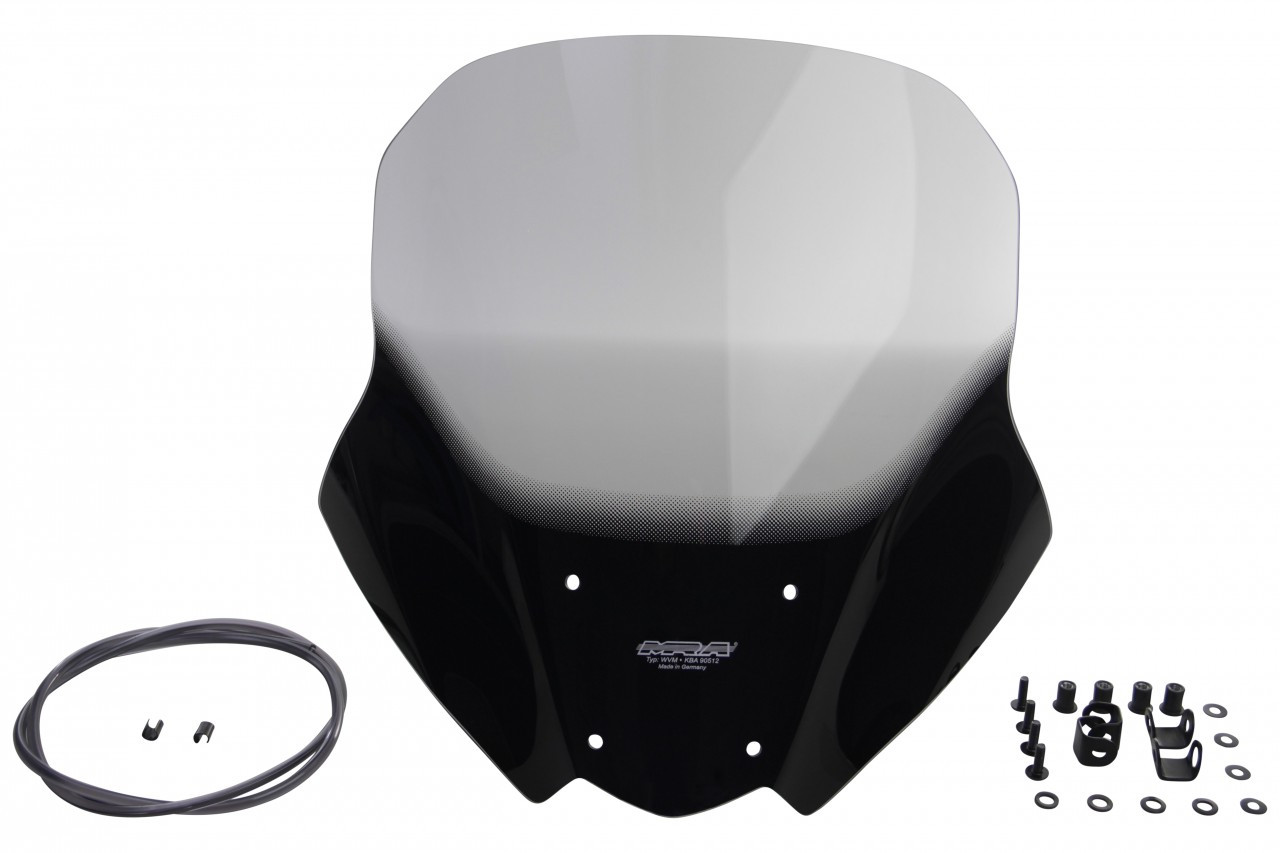 Szyba motocyklowa MRA KAWASAKI VERSYS X 300 LE 300 C 2017-, forma T, przyciemniana