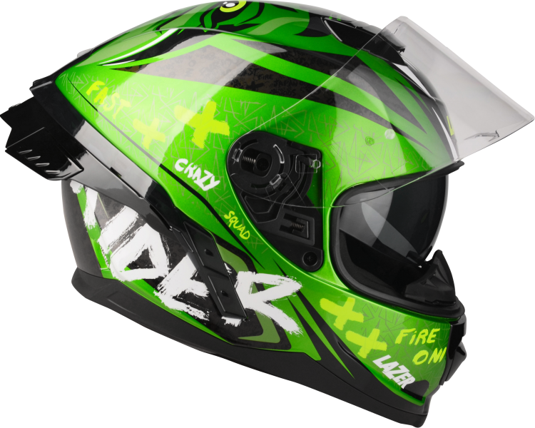 Kask Motocyklowy LAZER RAFALE SR Oni Zielony (kol. Czarny - Zielony)