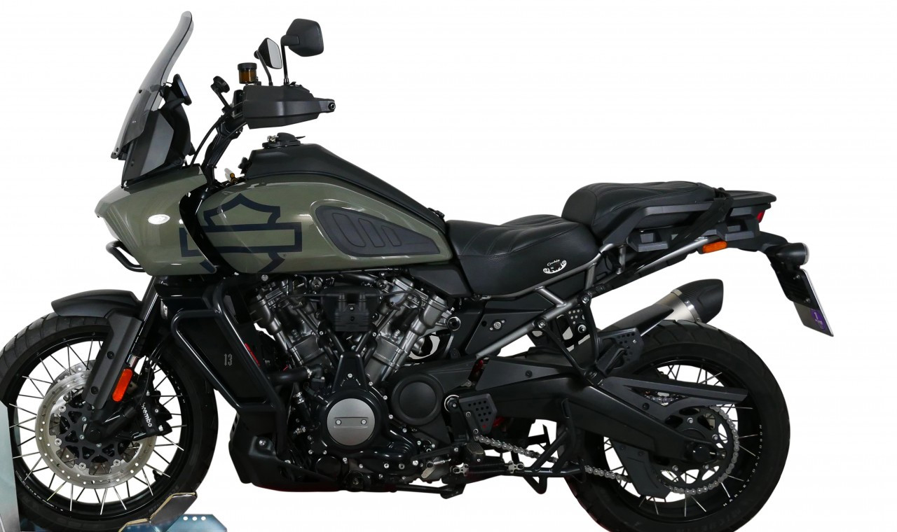 Szyba motocyklowa MRA HARLEY-DAVIDSON PAN AMERICA 1250 SPECIAL RA1 -, forma SN, przyciemniana