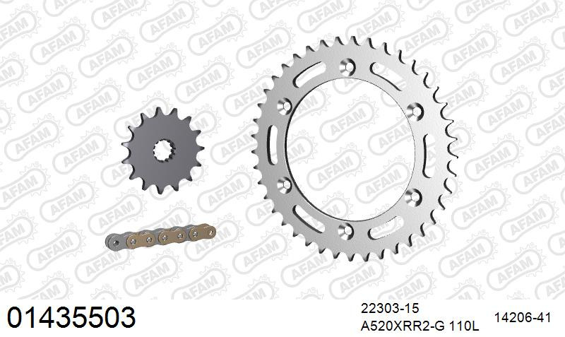 Zestaw napędowy AFAM do SUZUKI DR 350 SE R,S