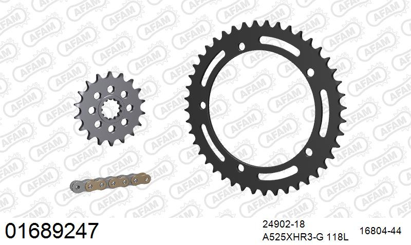 Zestaw napędowy AFAM do KAWASAKI Ninja H2 1000 NFF,NGF,XHF,XJF,JKF,JLF, Ninja H2 Carbon 1000 XHFA,XJFA,JKFA,JLFA