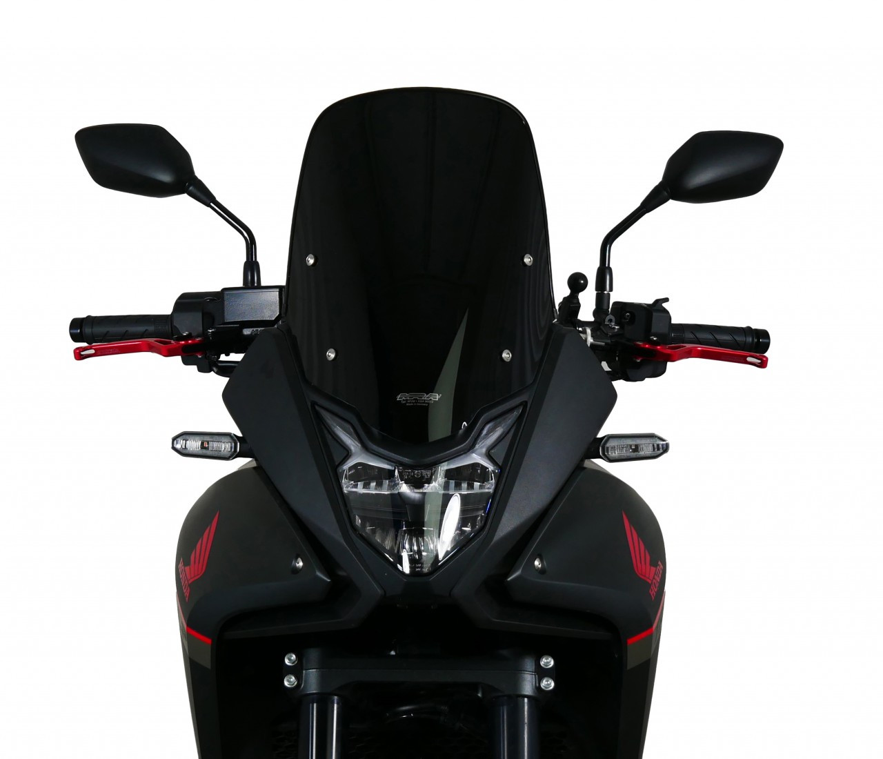 Szyba motocyklowa MRA HONDA XL 750 TRANSALP 2023-2024, forma TM, czarna