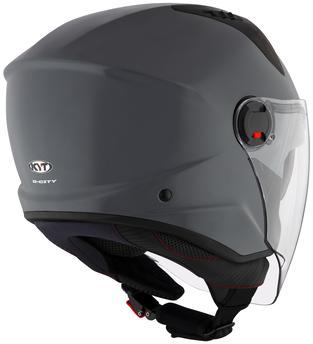 Kask Motocyklowy KYT D-CITY połysk szary ECE/ONU 22-06