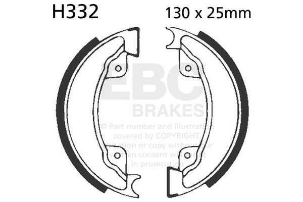 Szczęki hamulcowe EBC H332 (1 kpl.)