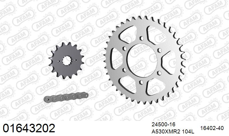 Zestaw napędowy AFAM do KAWASAKI ZR 400 A1,B1