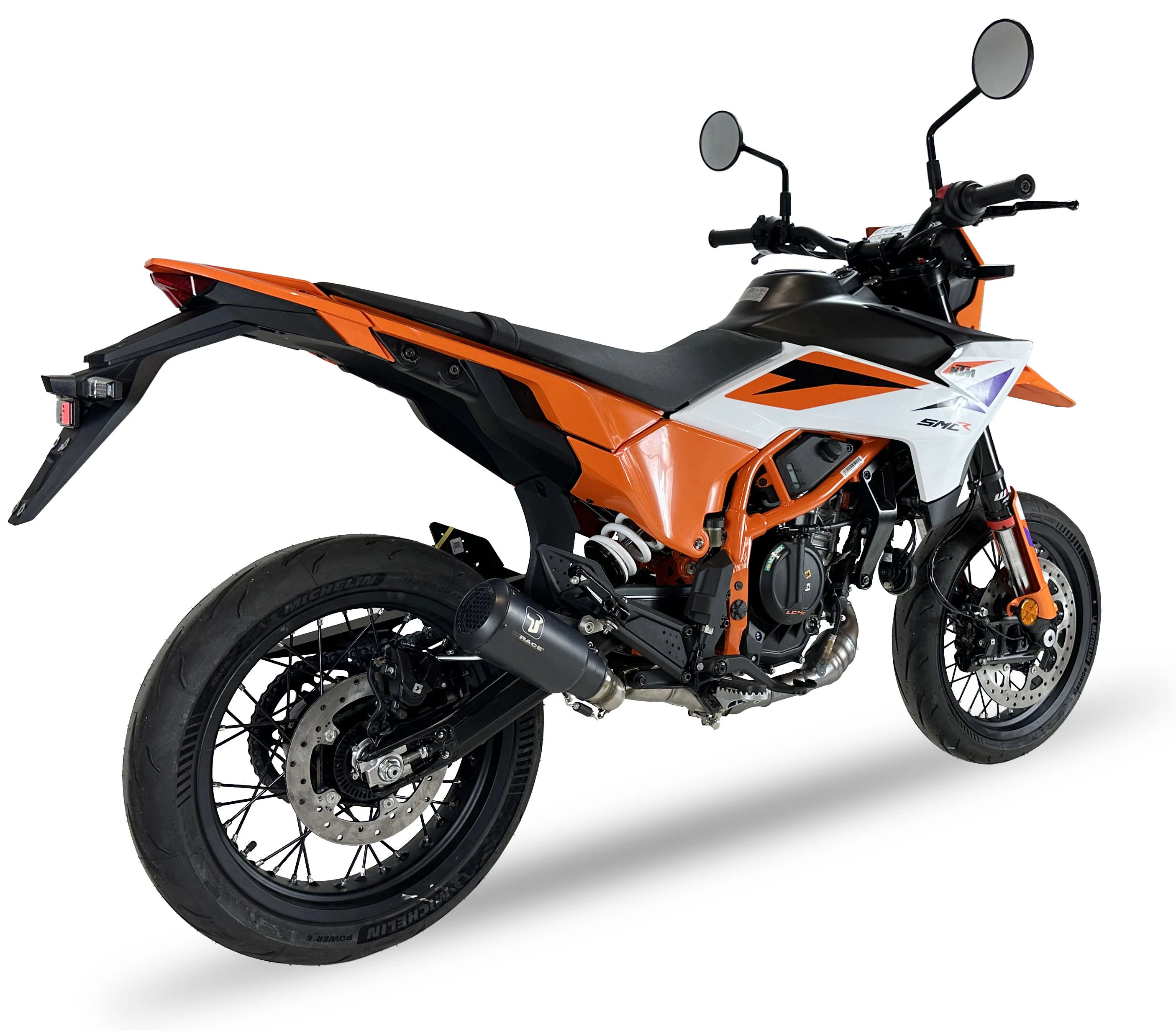 IXRACE Tłumik KTM 125 ENDURO R / SMC R 25-26 (KTM IS ENDSM) typ MK2B MK2 SERIES BLACK (Homologacja)