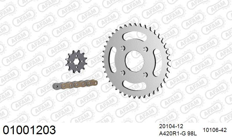 Zestaw napędowy AFAM do HONDA SS 50 ZB2, SS 50 ZK2
