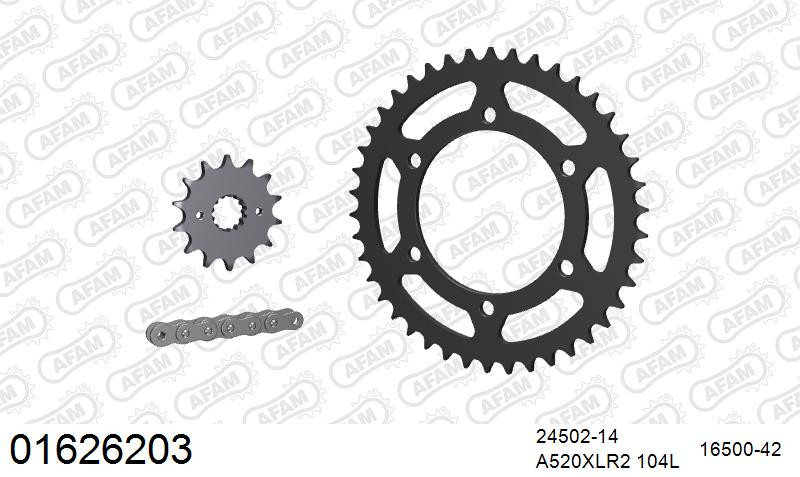 Zestaw napędowy AFAM do KAWASAKI GPX 250 R E,F