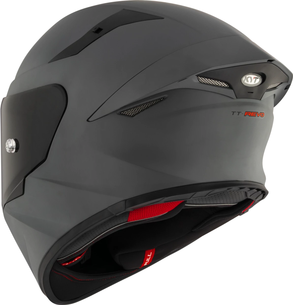 Kask motocyklowy KYT TT-REVO PLAIN MATT Szary