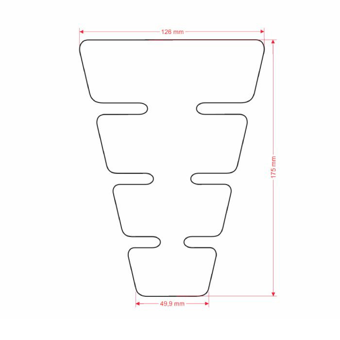 ONEDESIGN tankpad CLASSIC shape carbon CGCLAS2P