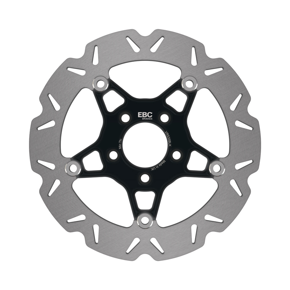 Tarcza hamulcowa motocyklowa EBC VR535BLK VEE, do amerykańskich motocykli, czarna