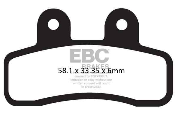 Klocki hamulcowe EBC FA448 (kpl. na 1 tarcze)